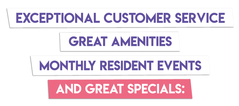 Summer special amenities
