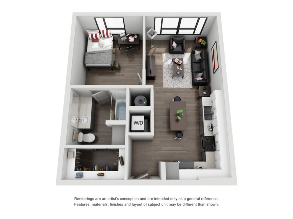 1BR/1BA – The Lone Star